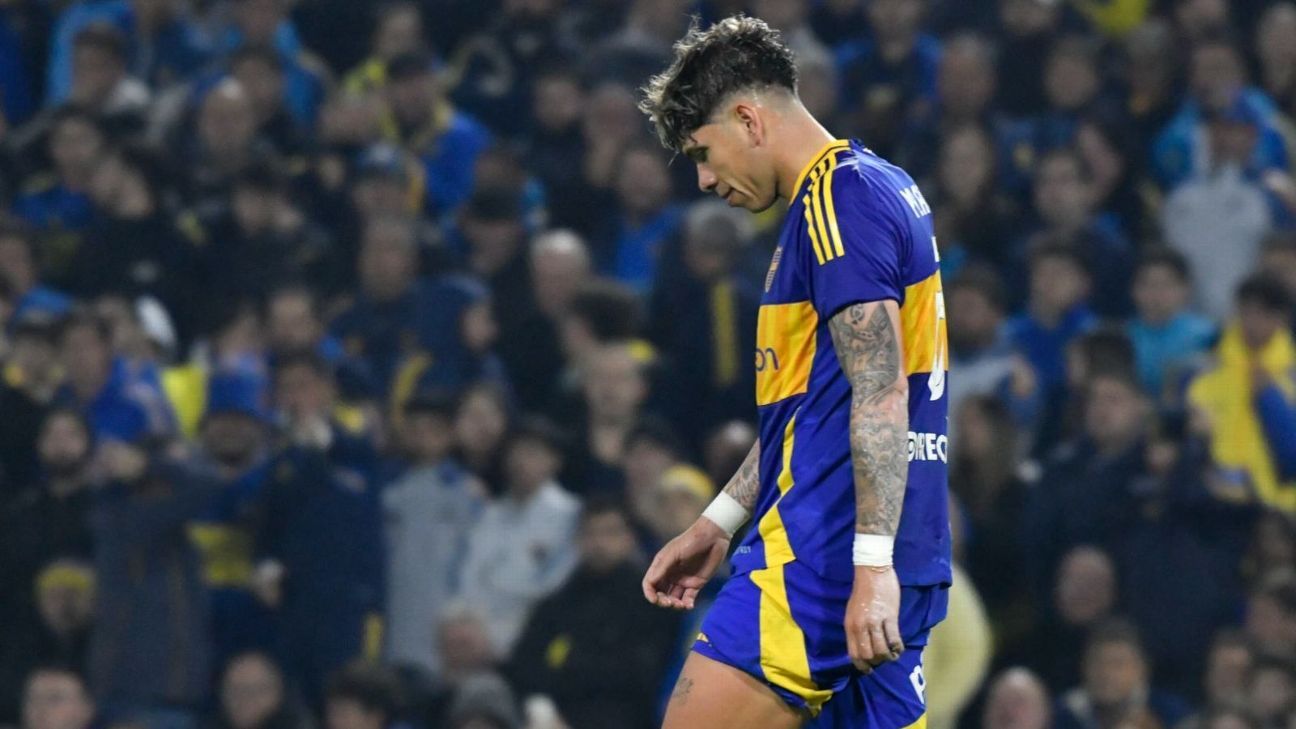 Boca pierde a Palacios: Se lesionó y no estará ante Defensa y Justicia
