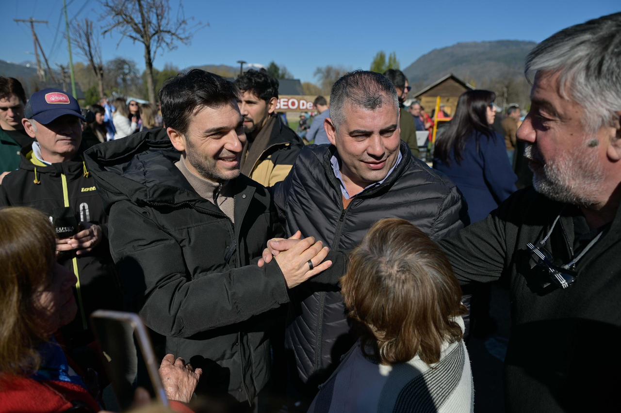 César Salamin destacó el acompañamiento de Torres y dijo que “la última vez que nos visitó un gobernador para el aniversario del pueblo fue hace ocho años”