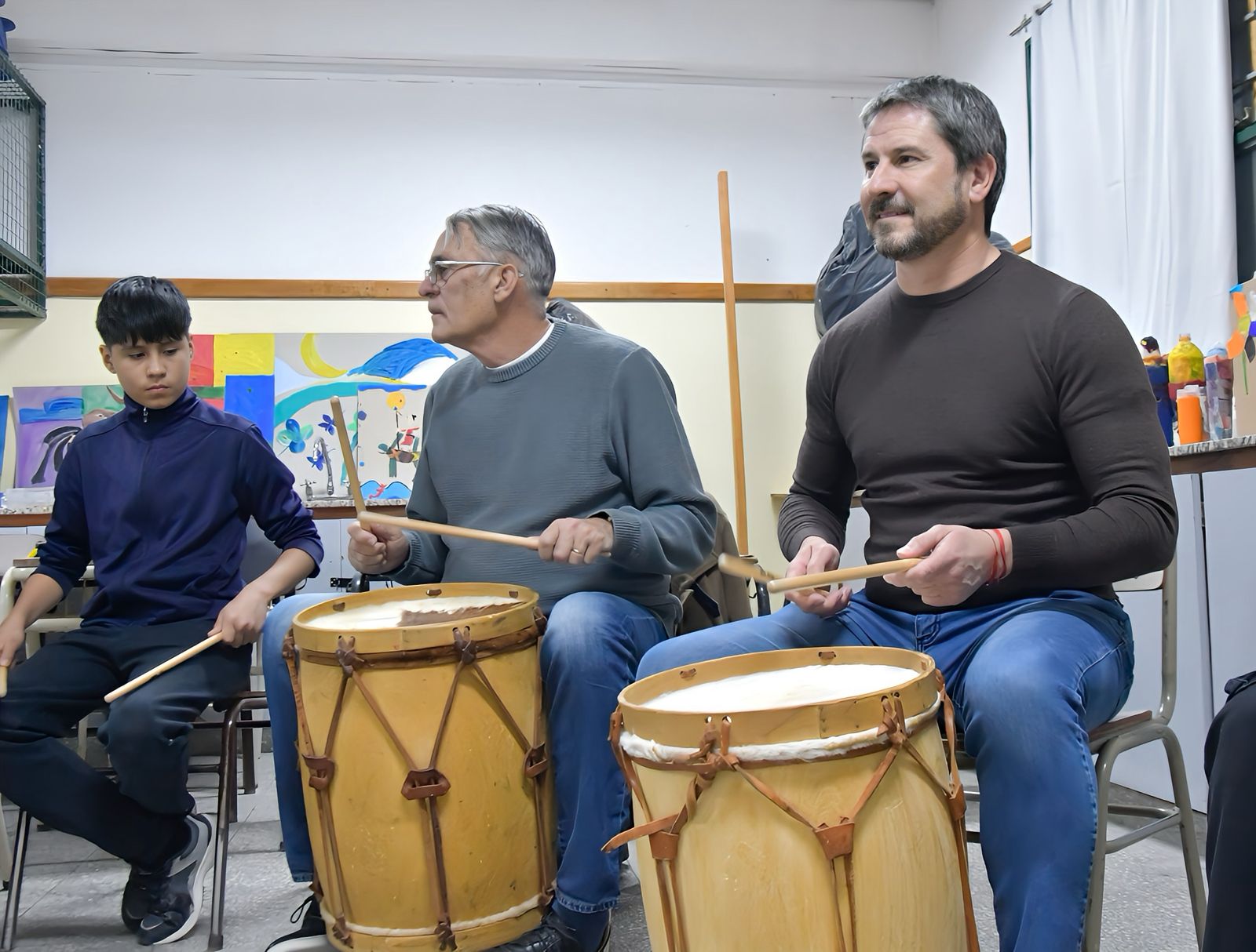 La orquesta del barrio INTA celebró 24 años y Merino anunció la cesión de un terreno para la sede propia