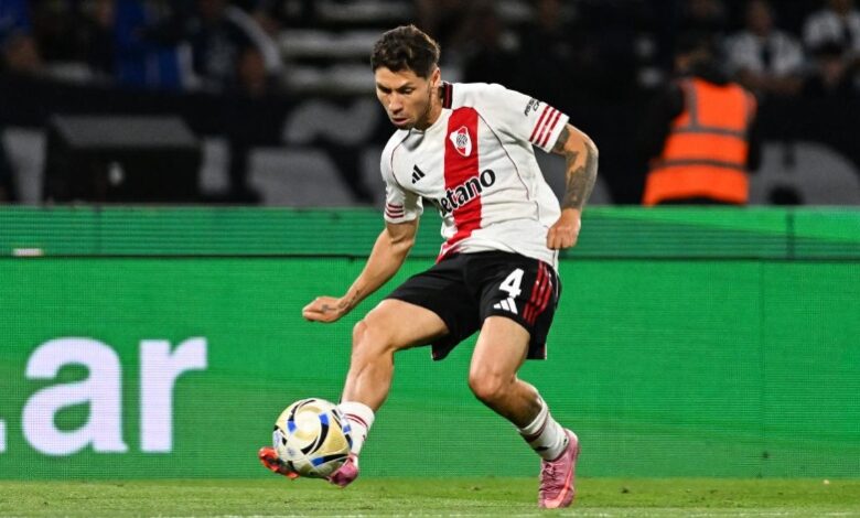 Gallardo y un nuevo dolor de cabeza: Montiel sufrió una lesión y quedó en duda para el Superclásico