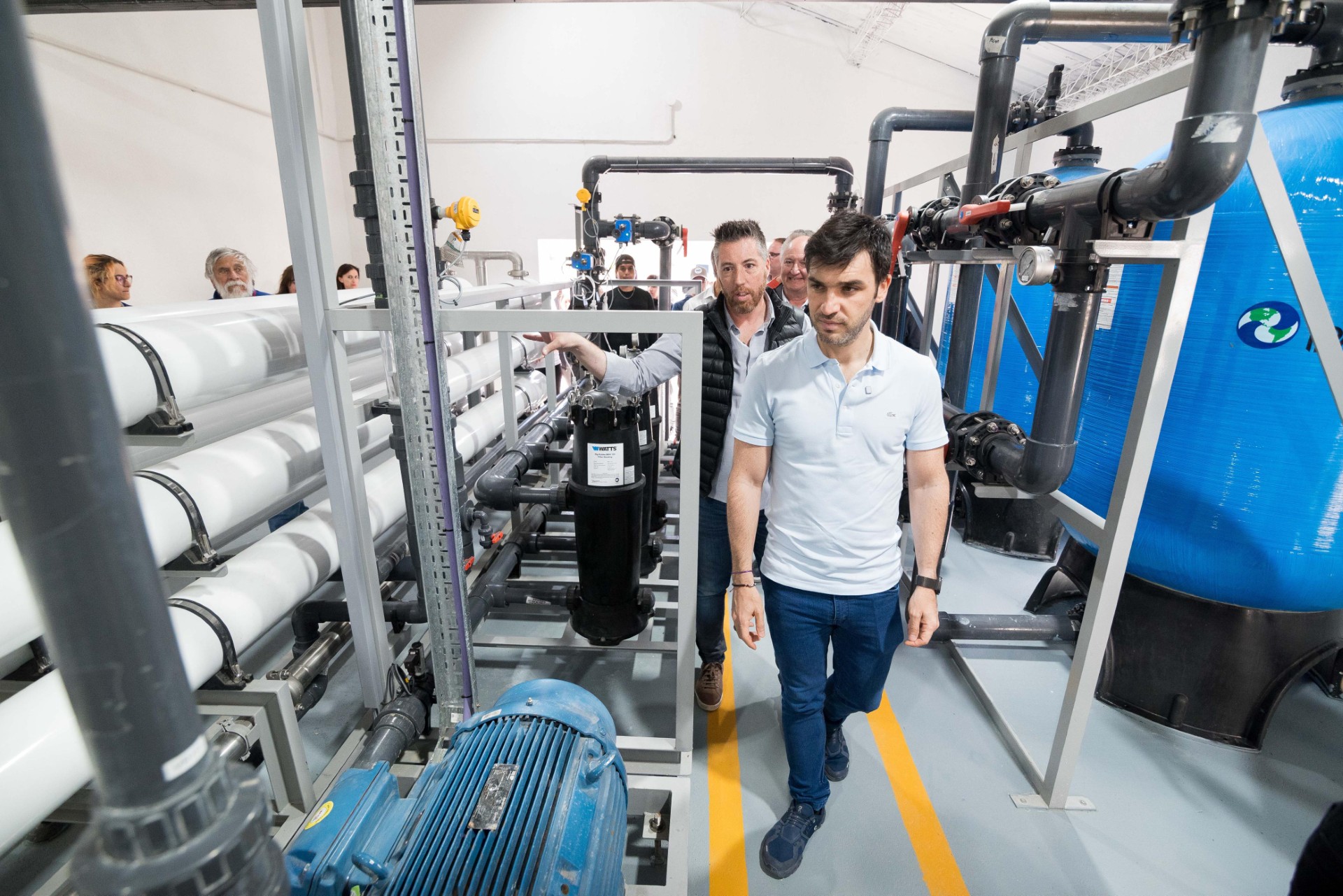 Torres inauguró la nueva planta desalinizadora de Puerto Pirámides, una solución integral a la problemática histórica de acceso al agua en la localidad