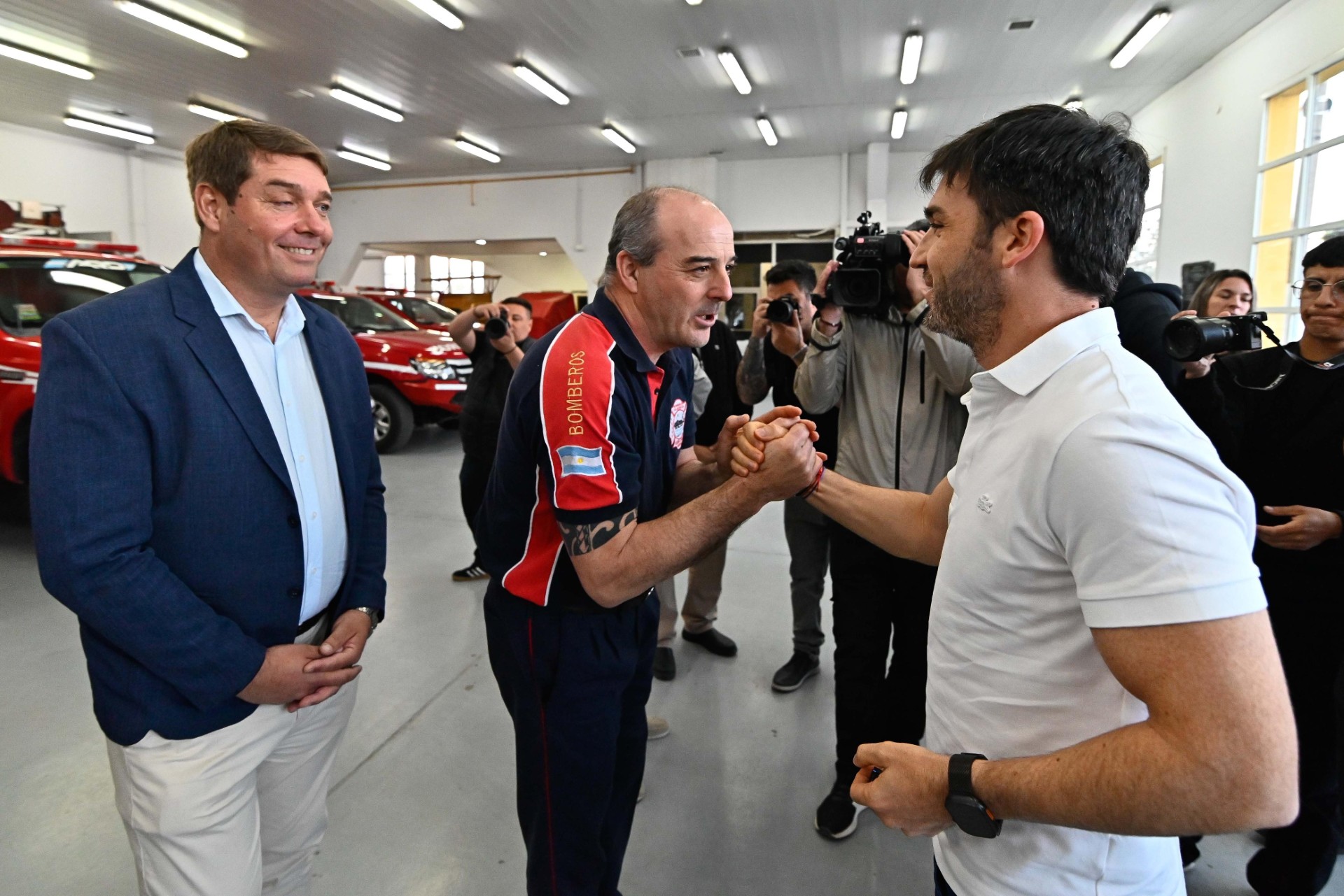 Torres junto a Biss garantizó el financiamiento del Cuartel de Bomberos de Rawson y el cobro de la Tasa de Sostenimiento