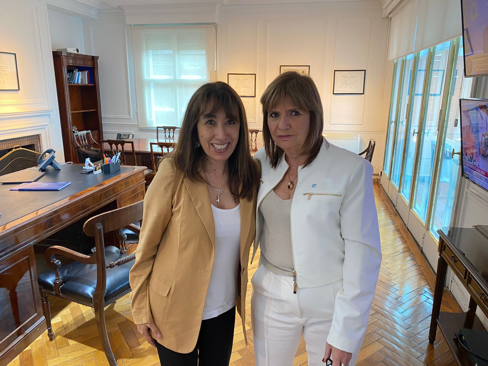 Roxana Reyes se reunió con la senadora Bullrich para analizar la situación de Santa Cruz y la agenda nacional