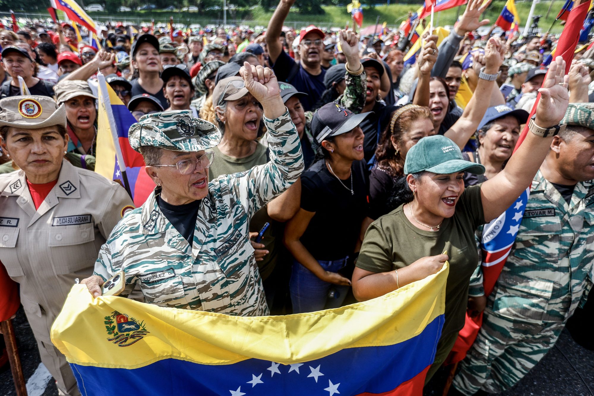Miles de venezolanos se movilizaron ante amenazas de Estados Unidos
