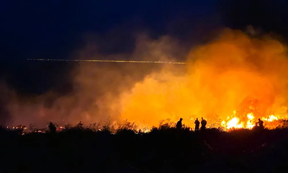 Trelew refuerza el alerta por riesgo extremo de incendios