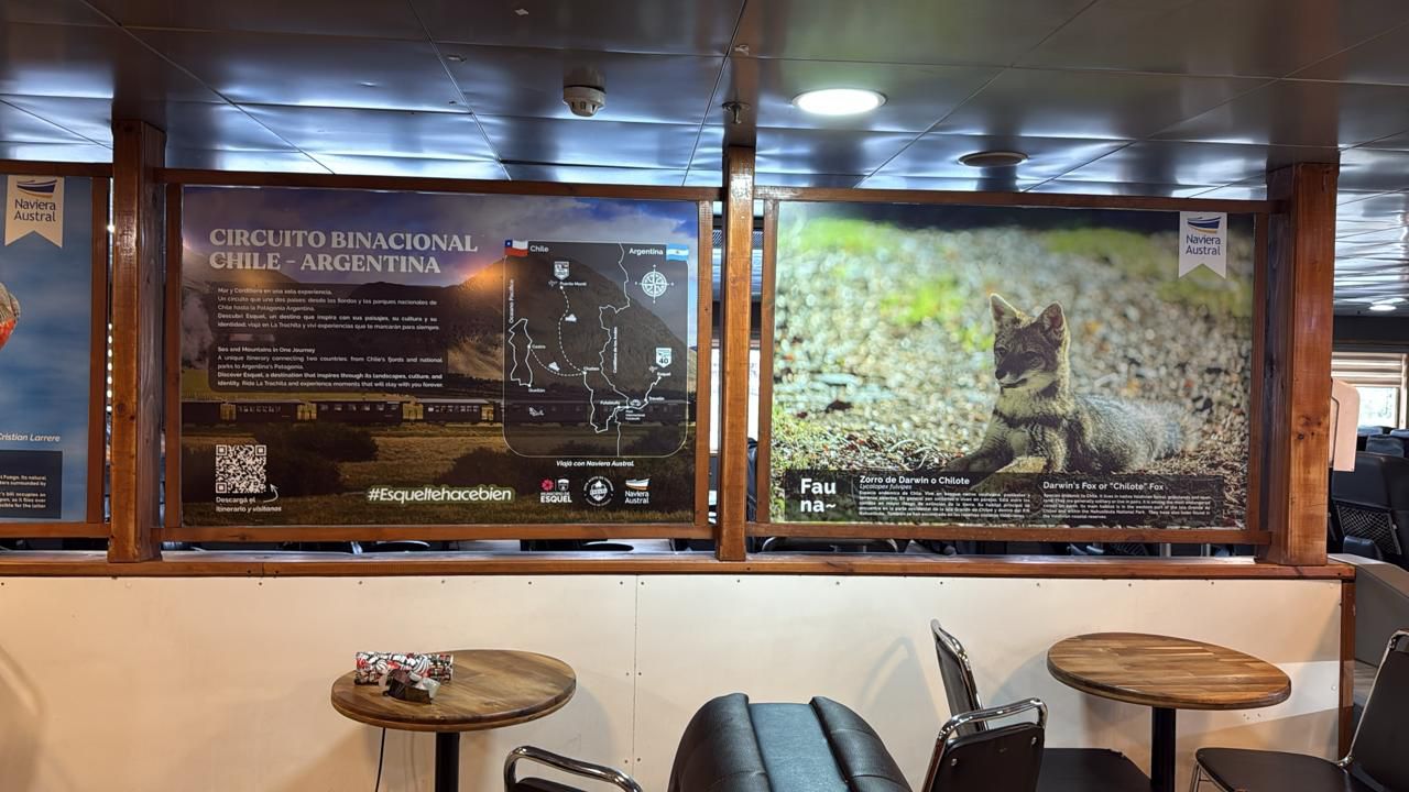 Turismo internacional: Esquel promociona el destino en Naviera Austral