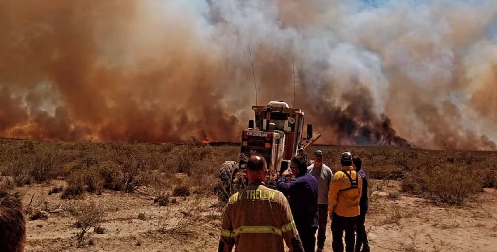 En Trelew se quemaron más de 21.000 hectáreas: El área afectada es 13 veces la ciudad valletana