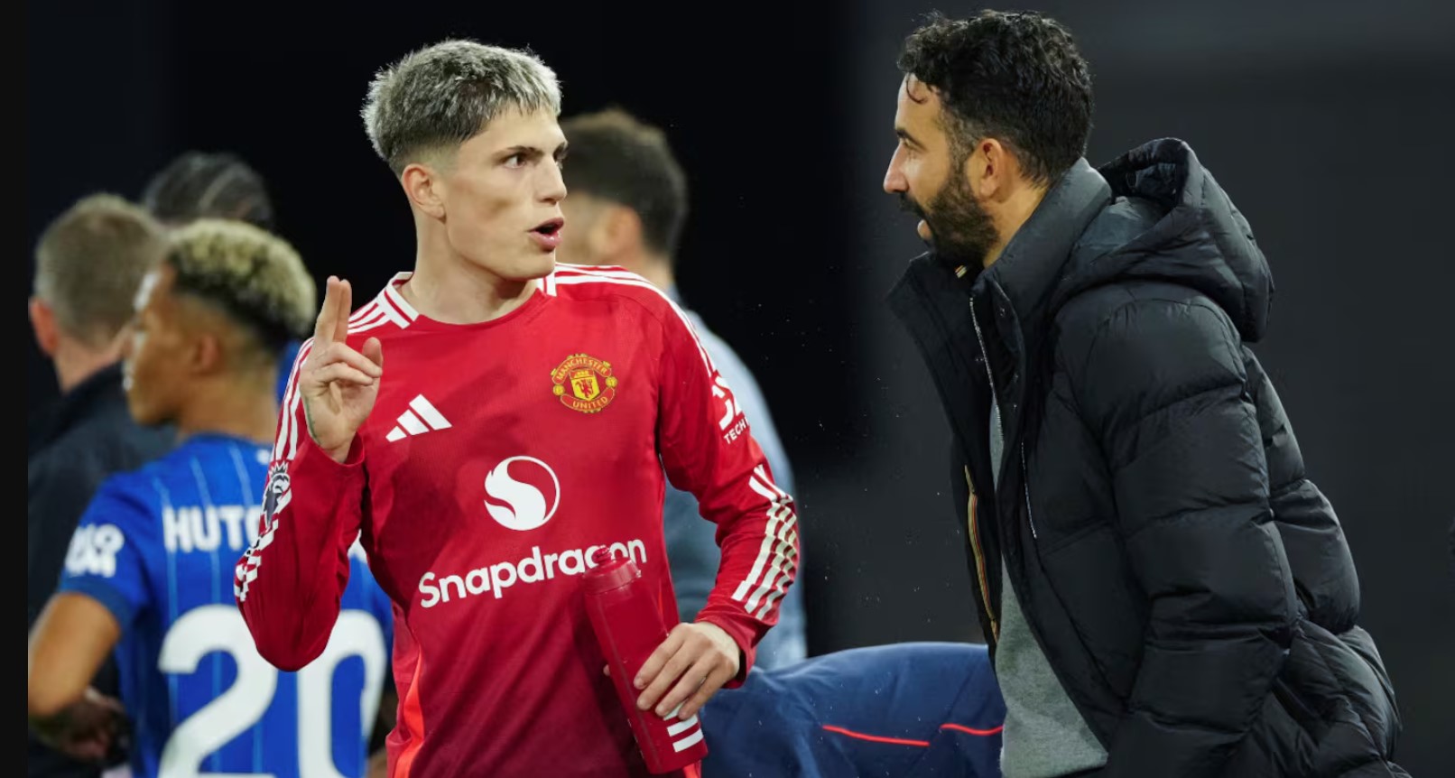 Garnacho celebró en las redes que Manchester United echó al director técnico Ruben Amorim