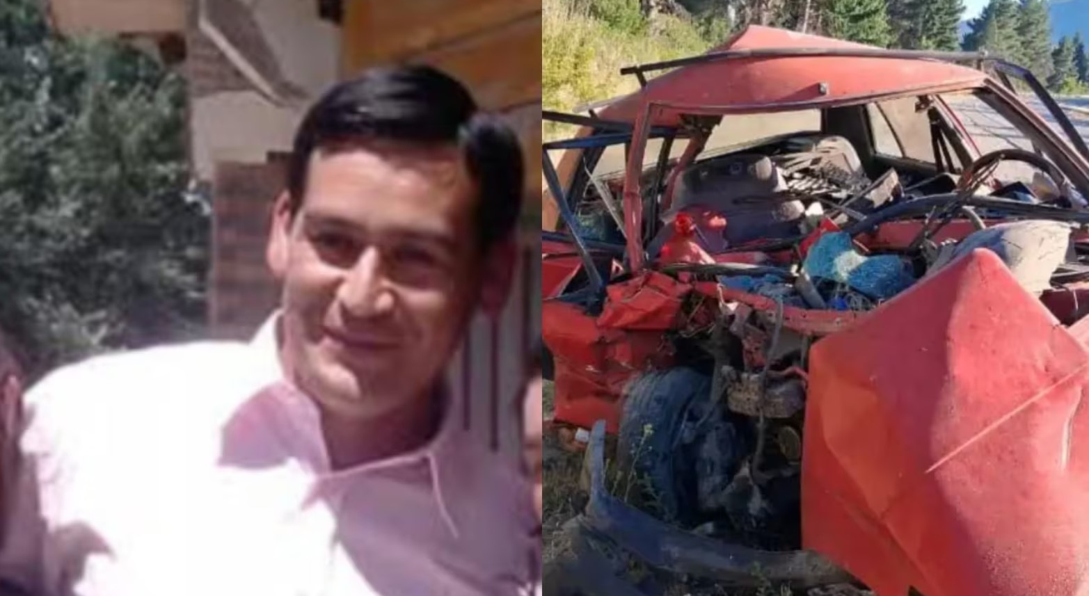 Quién era el hombre que volvía de combatir los incendios en Chubut y murió en un impactante choque frontal