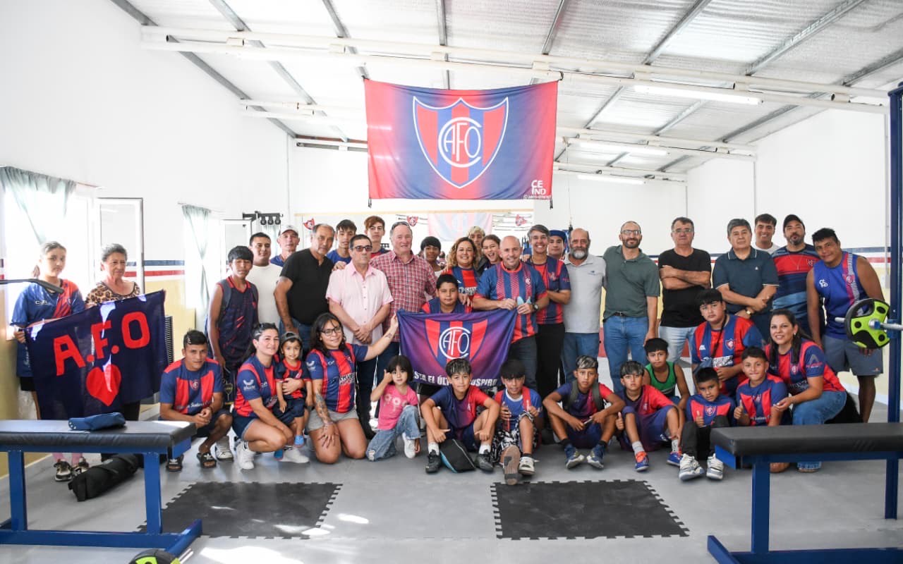 Sastre inauguró el nuevo gimnasio del Club Alianza Fontana Oeste y ratifica el acompañamiento del Municipio hacia todos los clubes de la ciudad
