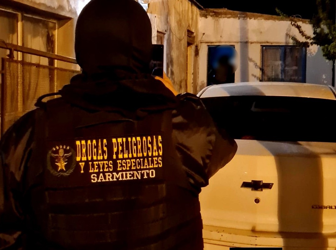 La Policía del Chubut desarticuló una red de venta de estupefacientes al menudeo en Sarmiento y Comodoro Rivadavia