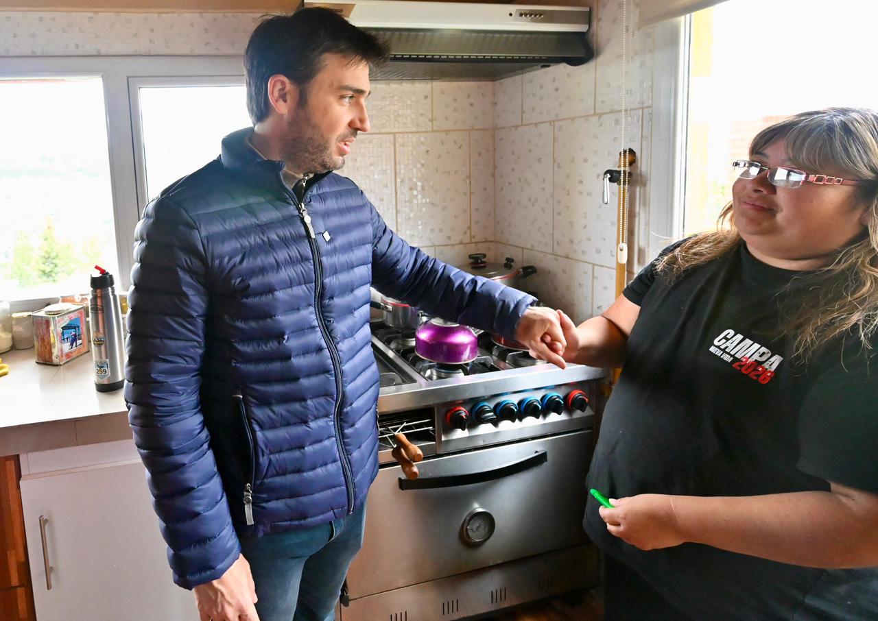 Después de seis años de espera, se habilitan nuevas conexiones de gas en Esquel gracias a la ampliación del Gasoducto Cordillerano