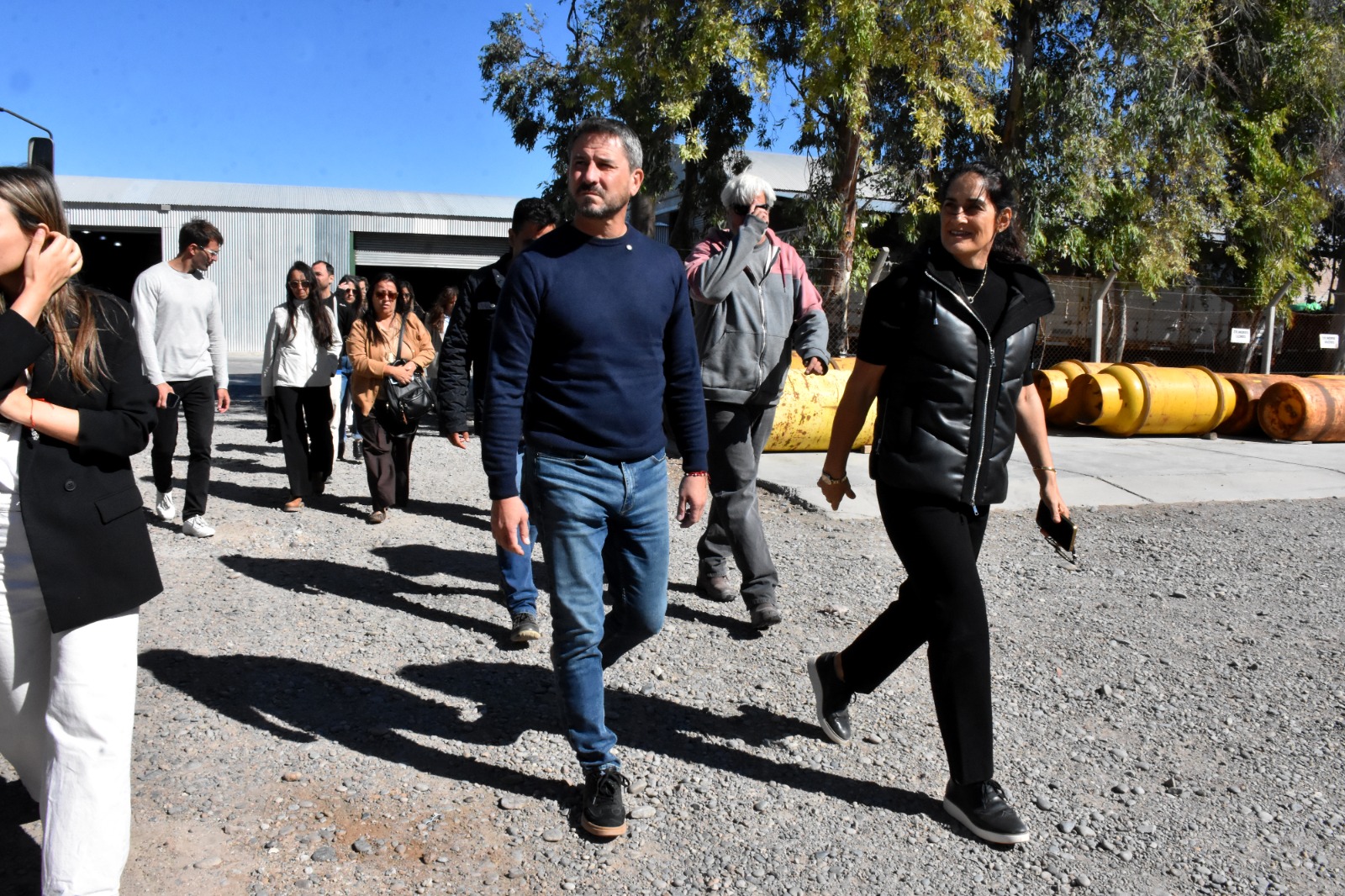 Trelew: Municipio, Provincia y el Consorcio trabajan por mejoras en el Parque Industrial