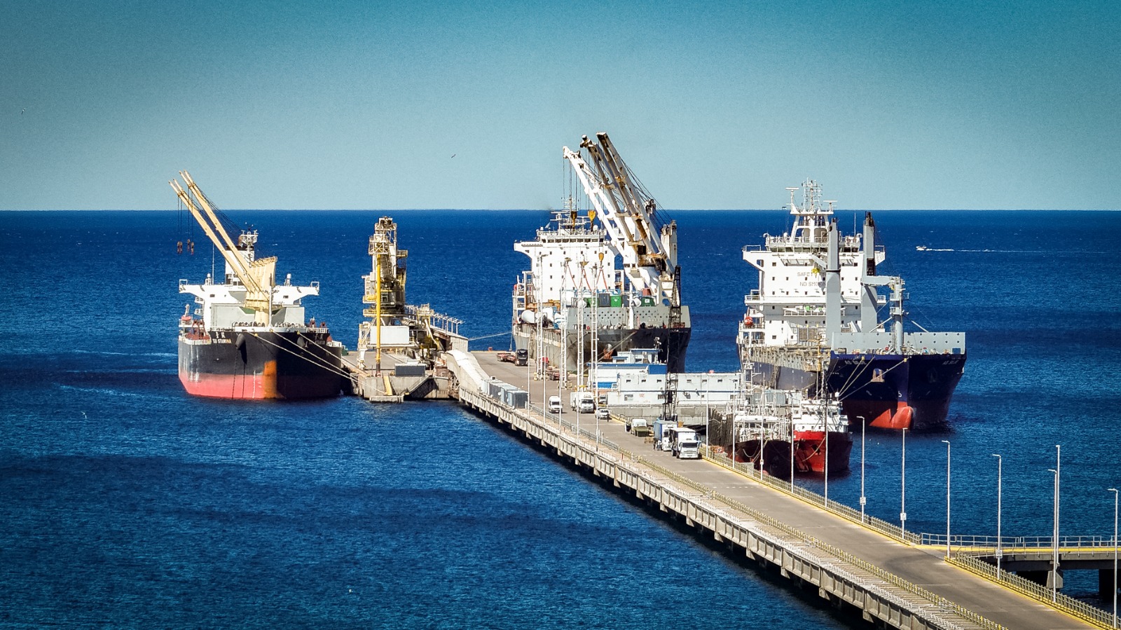 Provincia abre ofertas para ejecutar obras clave de fortalecimiento de la infraestructura del Muelle Almirante Storni de Puerto Madryn