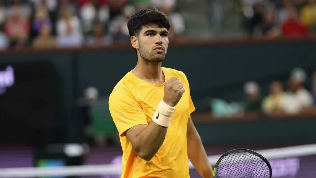 Carlos Alcaraz ganó y está en cuartos de final del Masters 1000 de Indian Wells