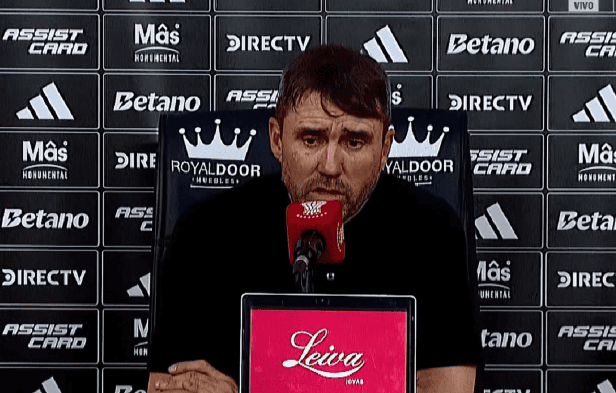 Tras el triunfo de River, Coudet se sinceró que explicó que “el partido fue malísimo”