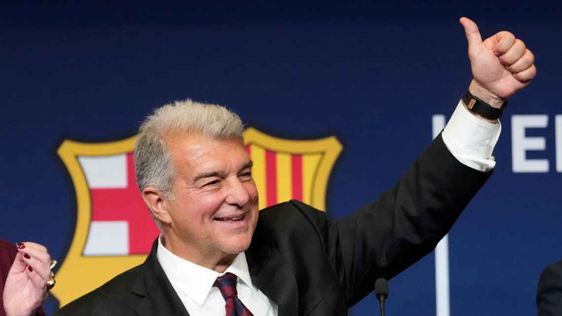 Laporta le abre las puertas a Messi tras ser reelecto como presidente de Barcelona