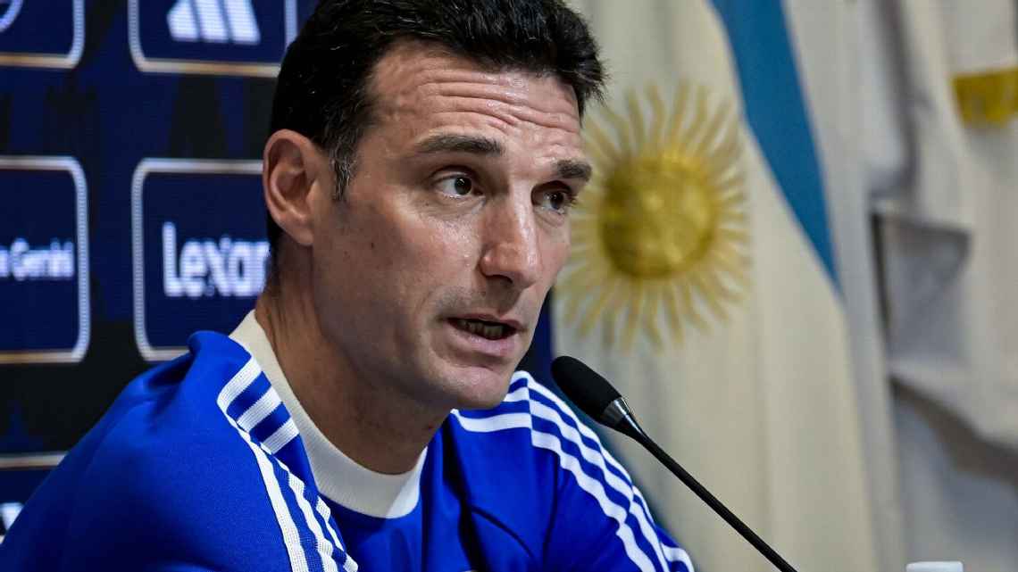 Scaloni confirmó a Messi como titular para enfrentar a Zambia