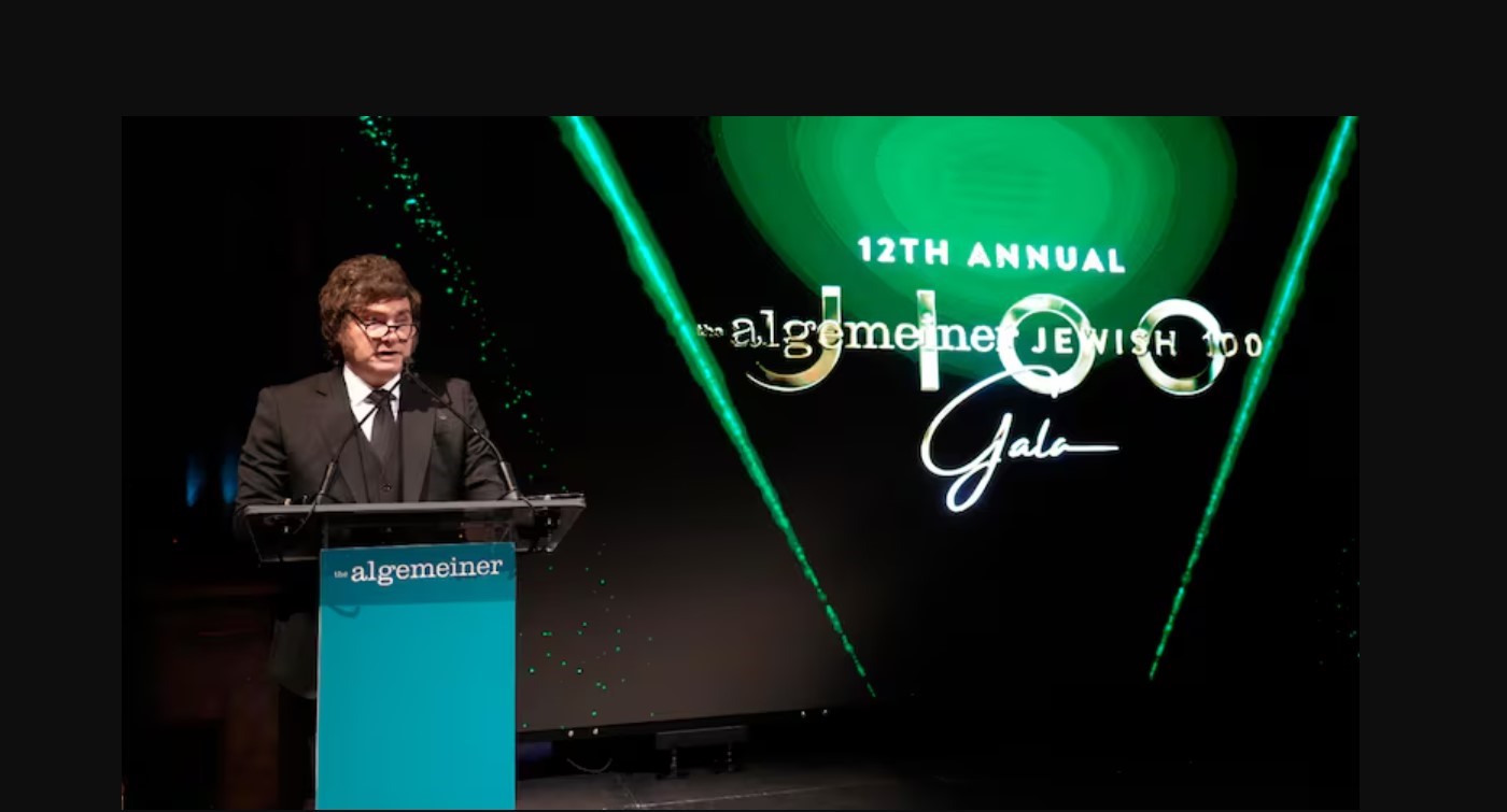 Milei fue homenajeado en Nueva York y reafirmó su respaldo a EE.UU. e Israel en el conflicto en Medio Oriente