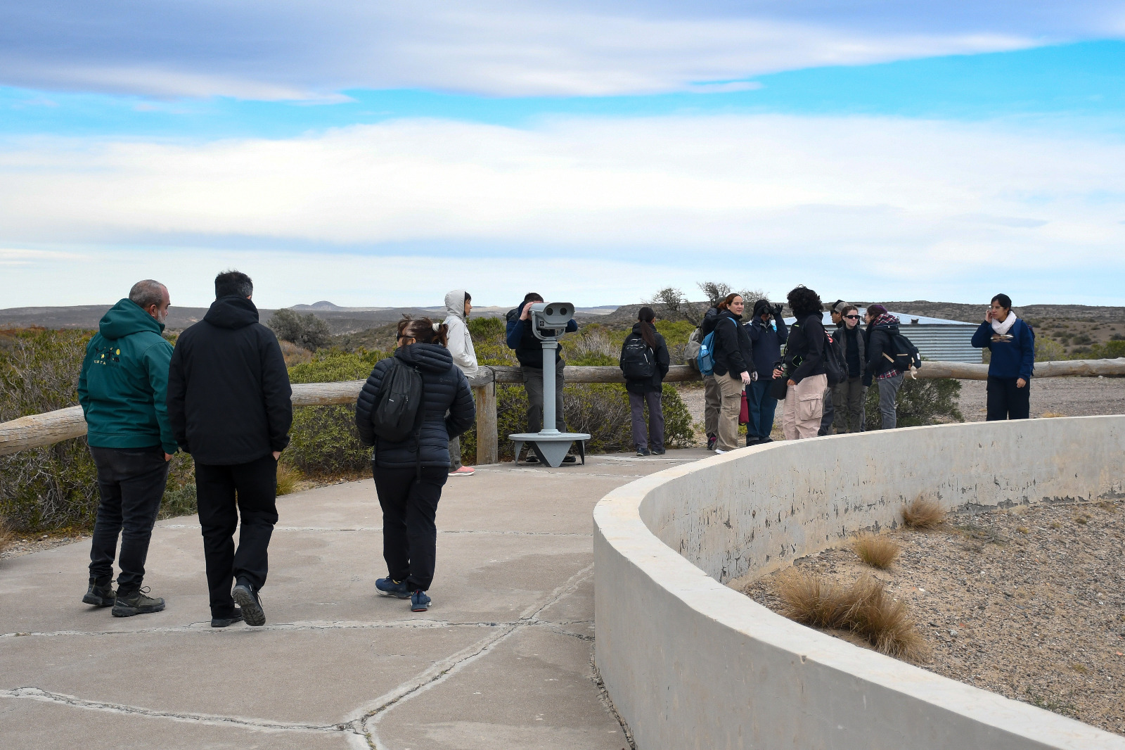 Punta Tombo recibió a estudiantes universitarios en una experiencia de formación en territorio