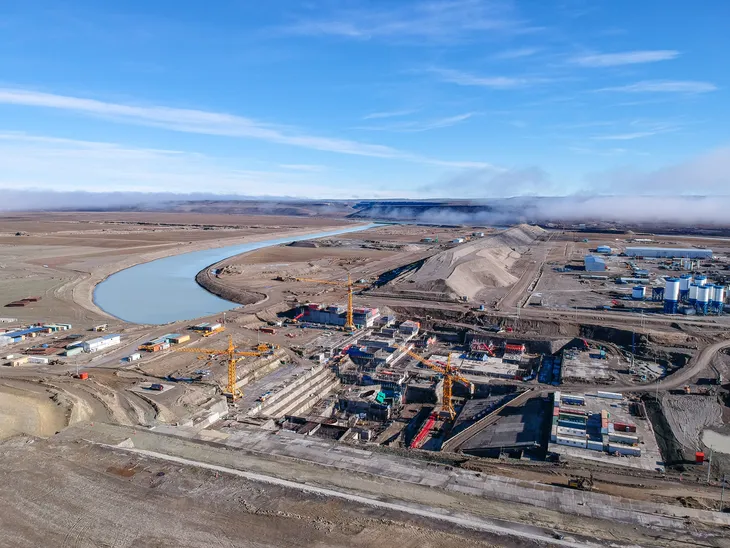 Se reactiva la construcción de la represa Jorge Cepernic en Santa Cruz