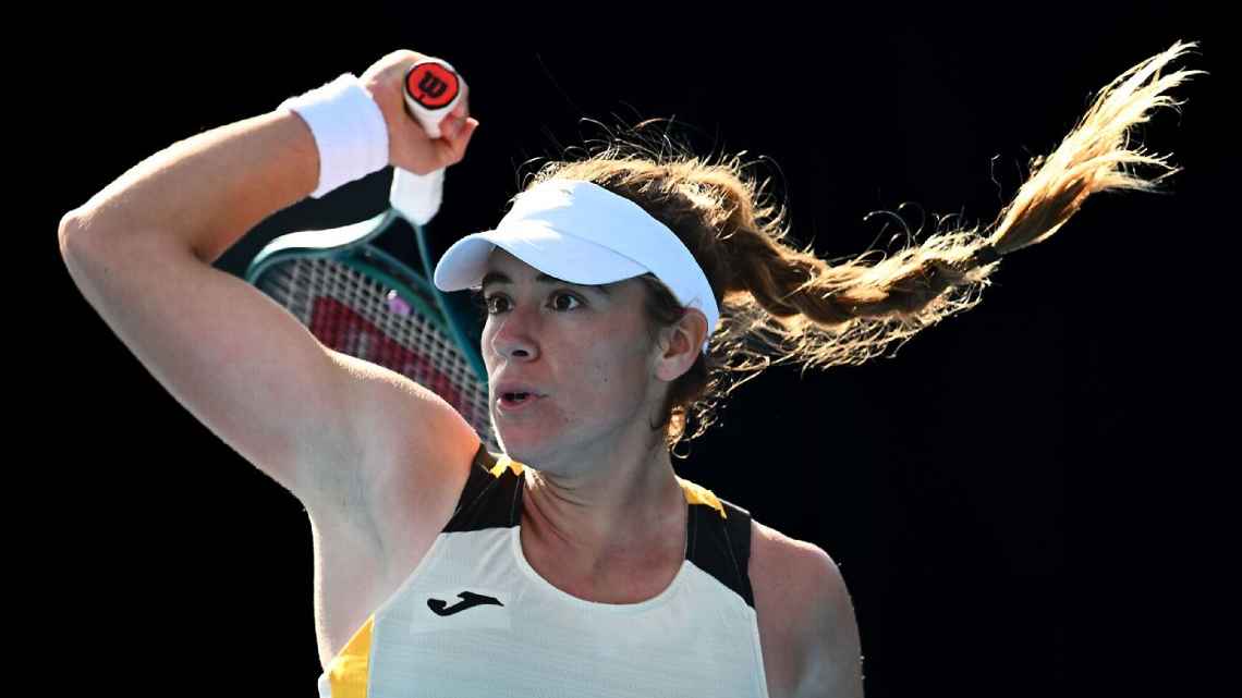 Solana Sierra le ganó a Peyton Stearns y consiguió uno de los mejores triunfos de su carrera