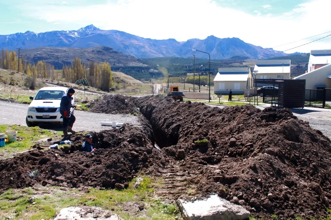 Comienzan los trabajos de la red de gas hacia Valle Chico