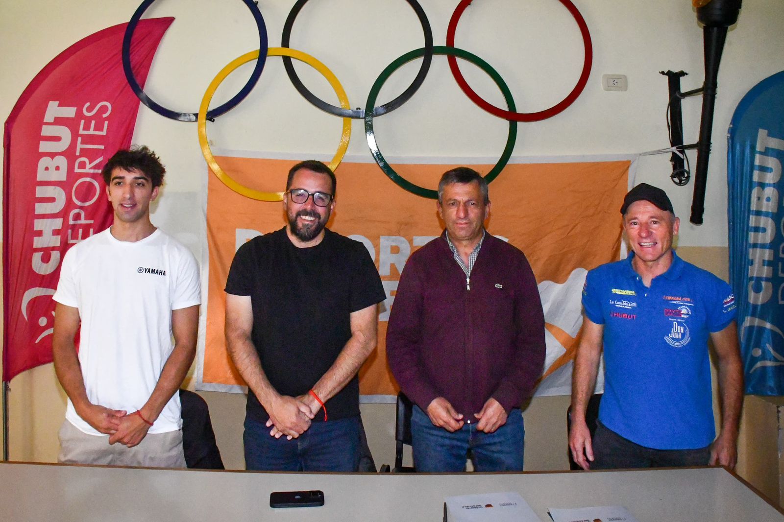 Taccetta firmó convenios con atletas nacionales y refuerza el acompañamiento al deporte