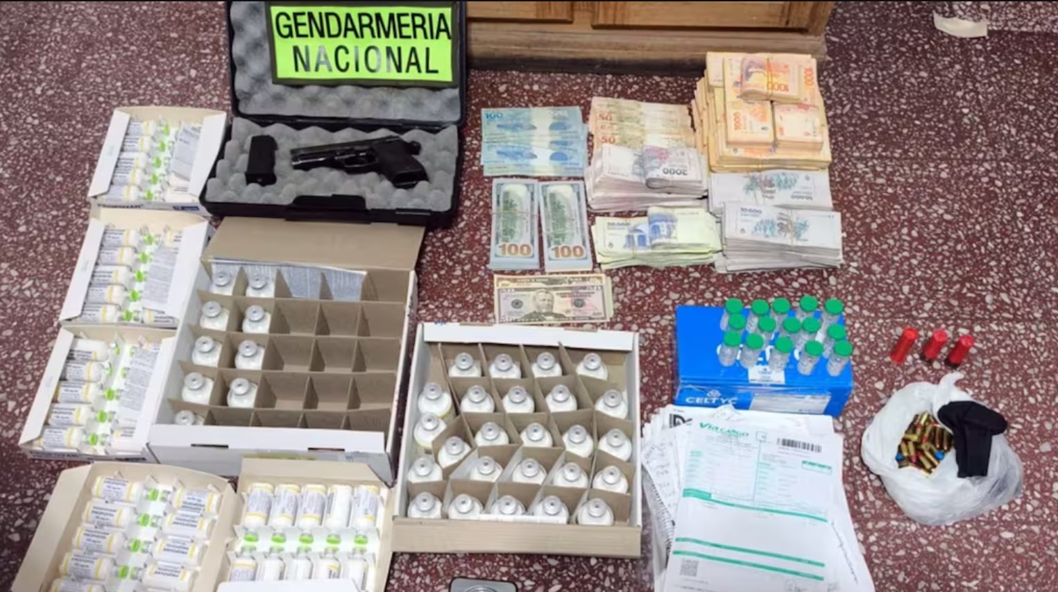 Interceptaron una encomienda con fentanilo, propofol y ketamina en Puerto Madryn