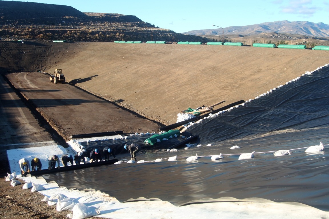 Esquel: El municipio avanza con la nueva obra de relleno sanitario de la Planta de Residuos