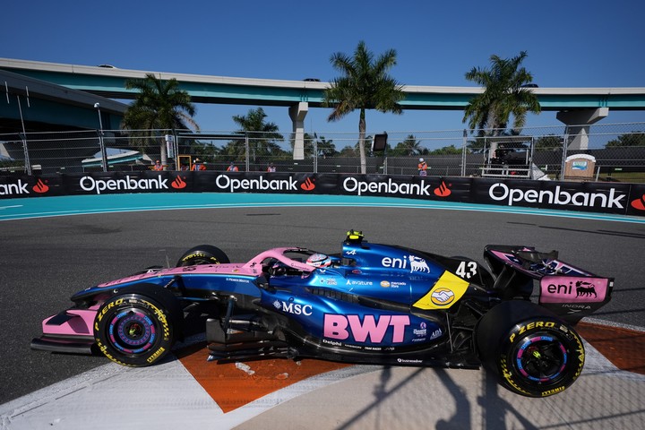 Colapinto clasificó en octava posición en la clasificación sprint del GP de Miami