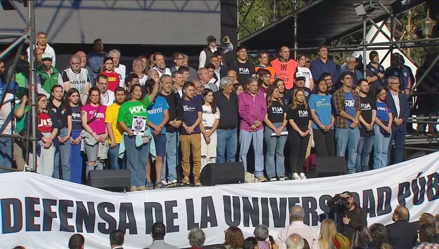 El vicerrector de la UBA acusó al Gobierno de intentar deslegitimar la marcha universitaria y reclamó que cumpla con la ley de financiamiento