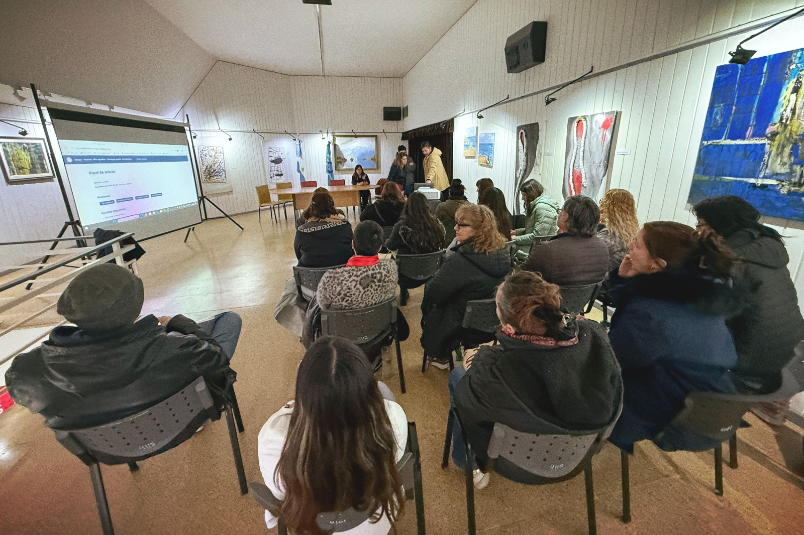 Rawson presentó el sistema de gestión social desarrollado por empleados municipales