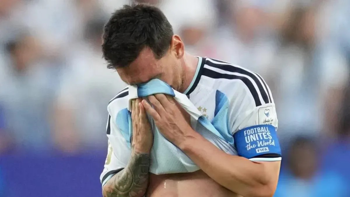 “Fueron días complicados”: Messi explicó por qué se emocionó en la goleada de la Selección contra Argelia