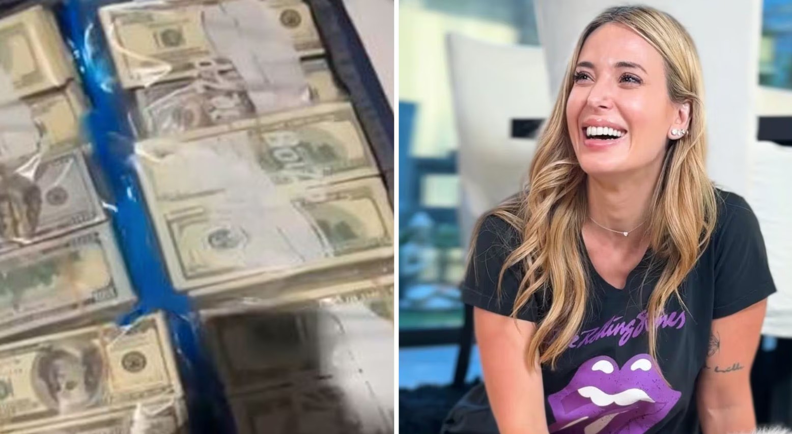 El fiscal pidió analizar los videos de Jesica Cirio para establecer cuántos dólares había en el vestidor de la casa de Insaurralde