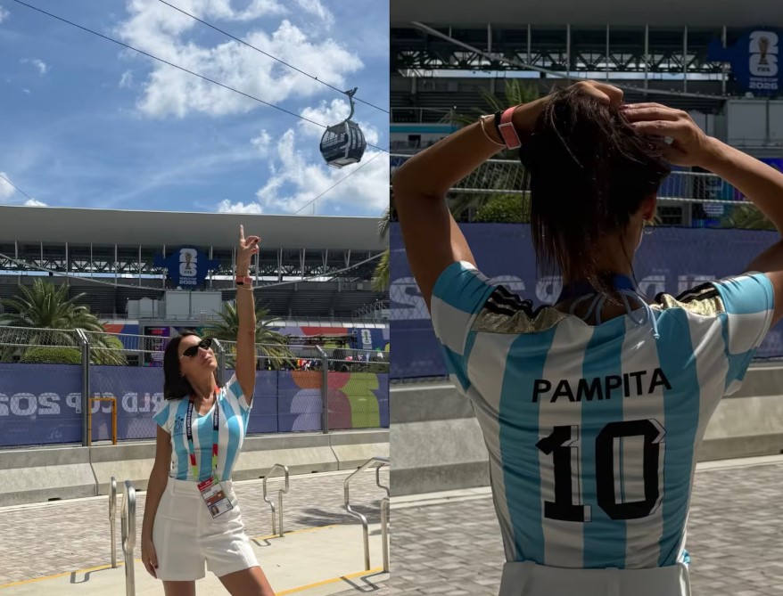 Las fotos de los famosos argentinos que ya viven el Mundial en los Estados Unidos