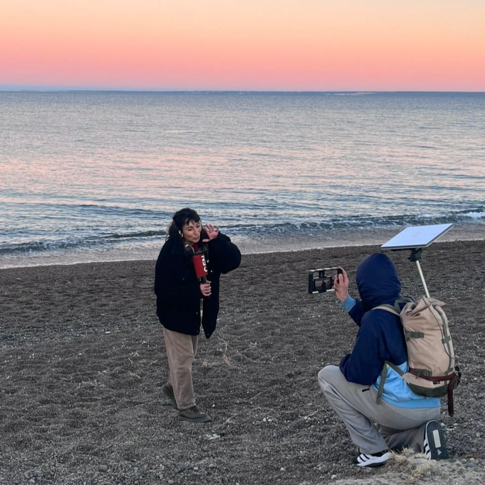 Medio nacional transmitió en vivo experiencias con ballenas y otros productos turísticos de Madryn durante todo el fin de semana