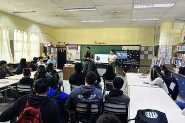 Fiscalía va a las aulas: estudiantes secundarios del barrio San Miguel de Puerto Madryn participaron de una charla sobre el nuevo régimen penal juvenil
