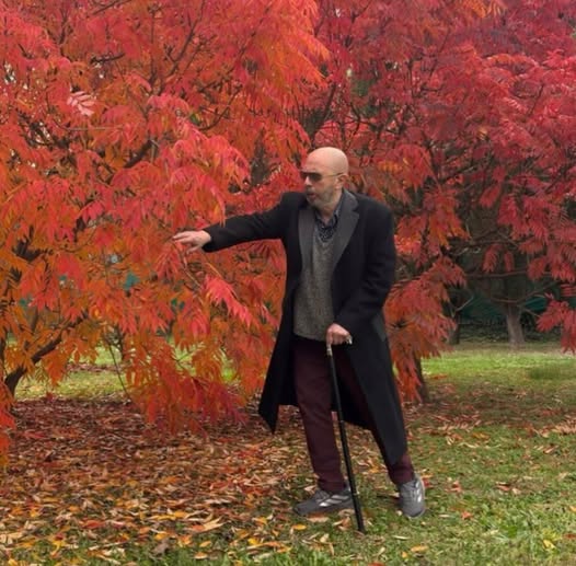 La última foto que del Indio Solari un día antes de morir