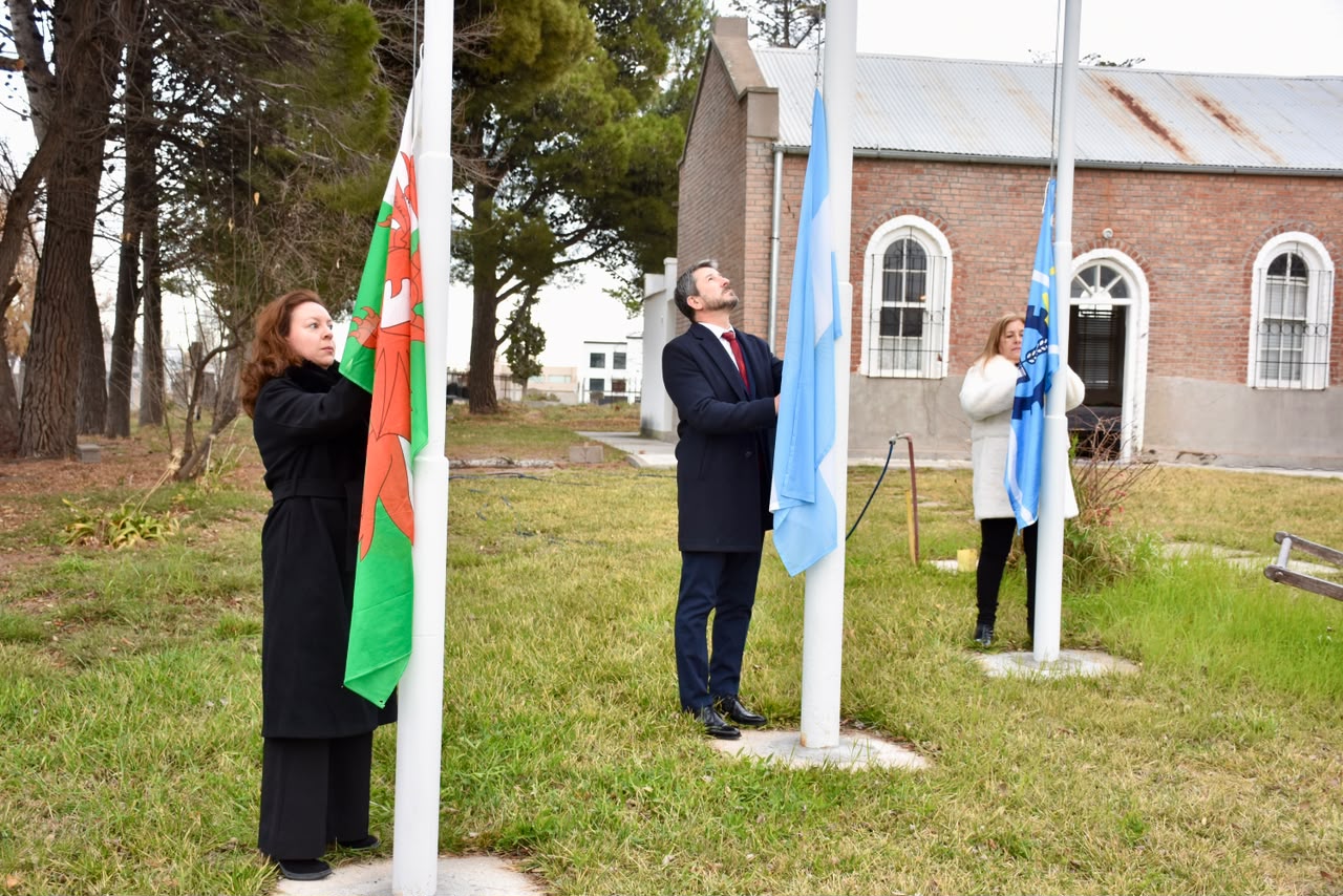 Trelew conmemoró el 161° aniversario del Desembarco Galés con un acto en la capilla Moriah