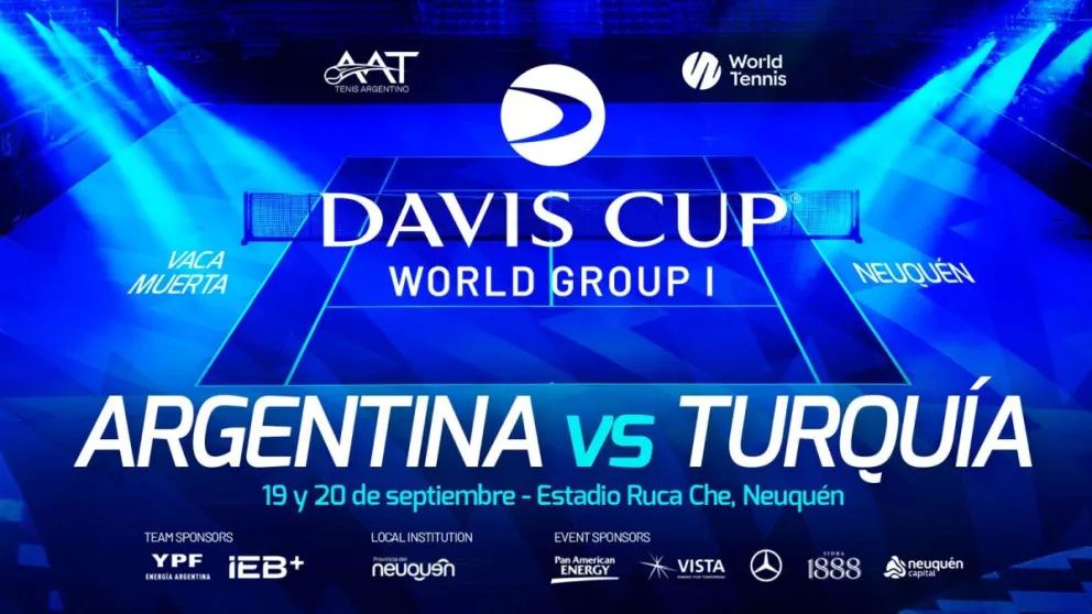 Neuquén inicia la cuenta regresiva para recibir por primera vez la Copa Davis