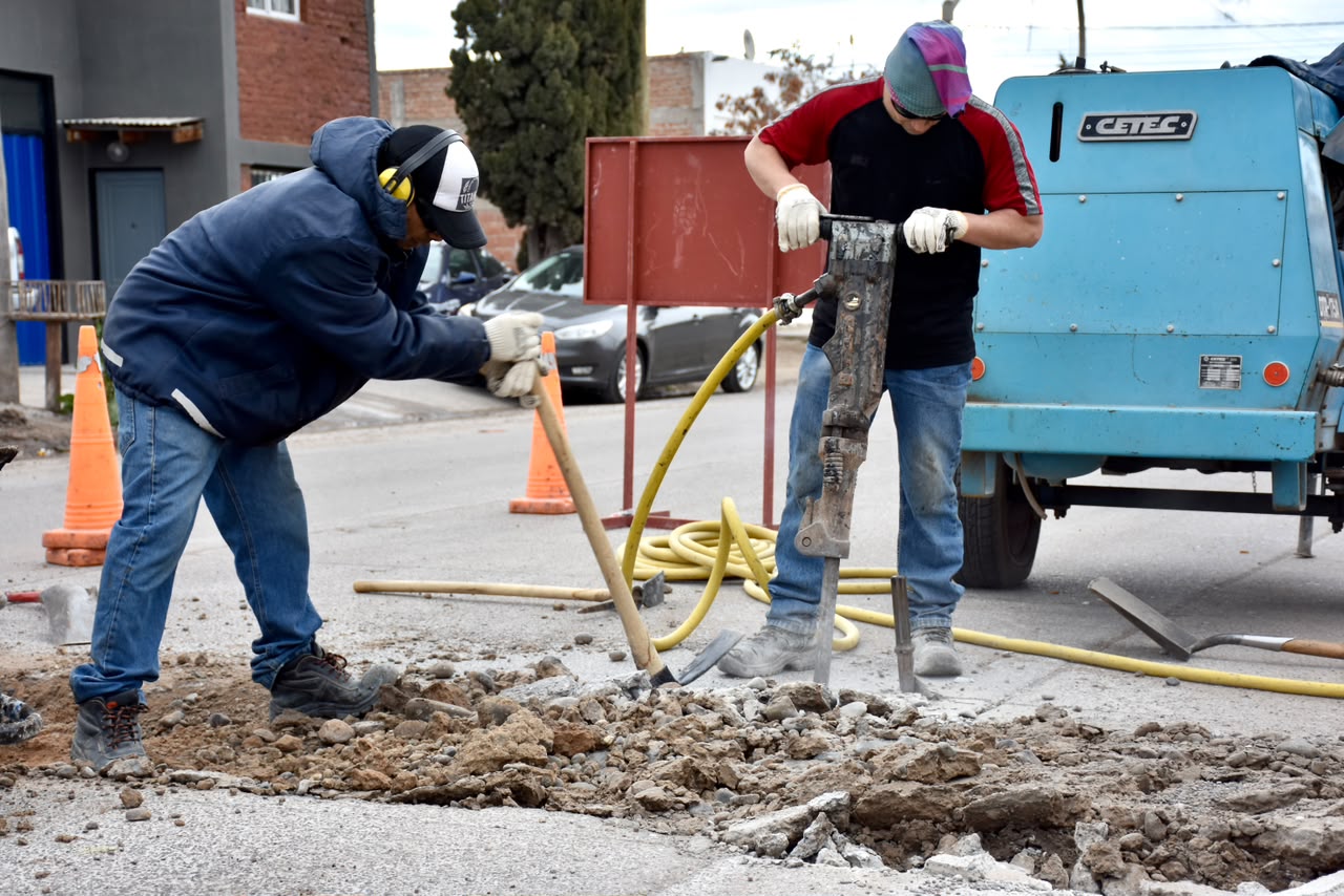Trelew avanza con el Plan de Recuperación de la Calzada en distintos sectores de la ciudad