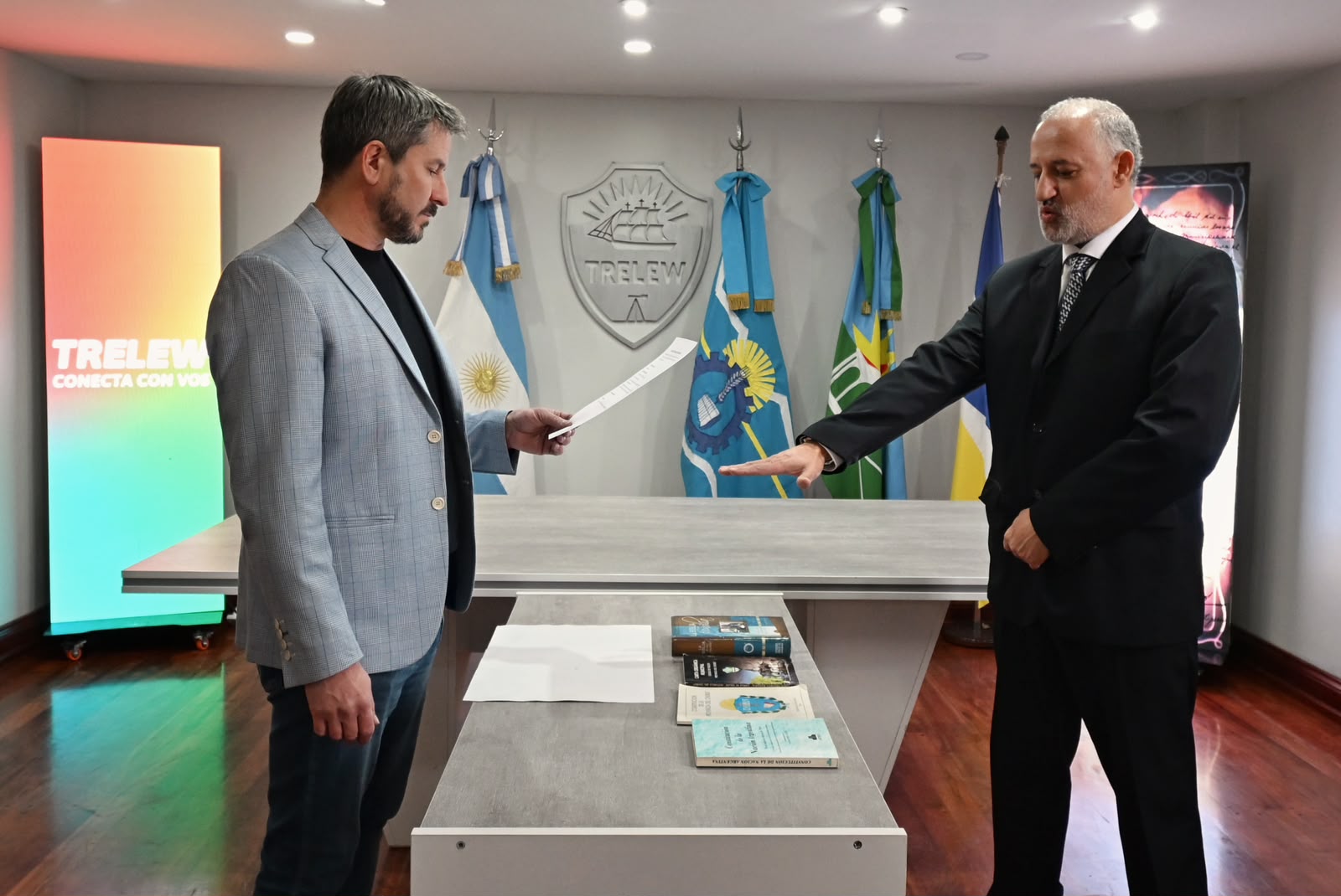 Jorge Vázquez asumió como vocal del Tribunal de Cuentas Municipal de Trelew