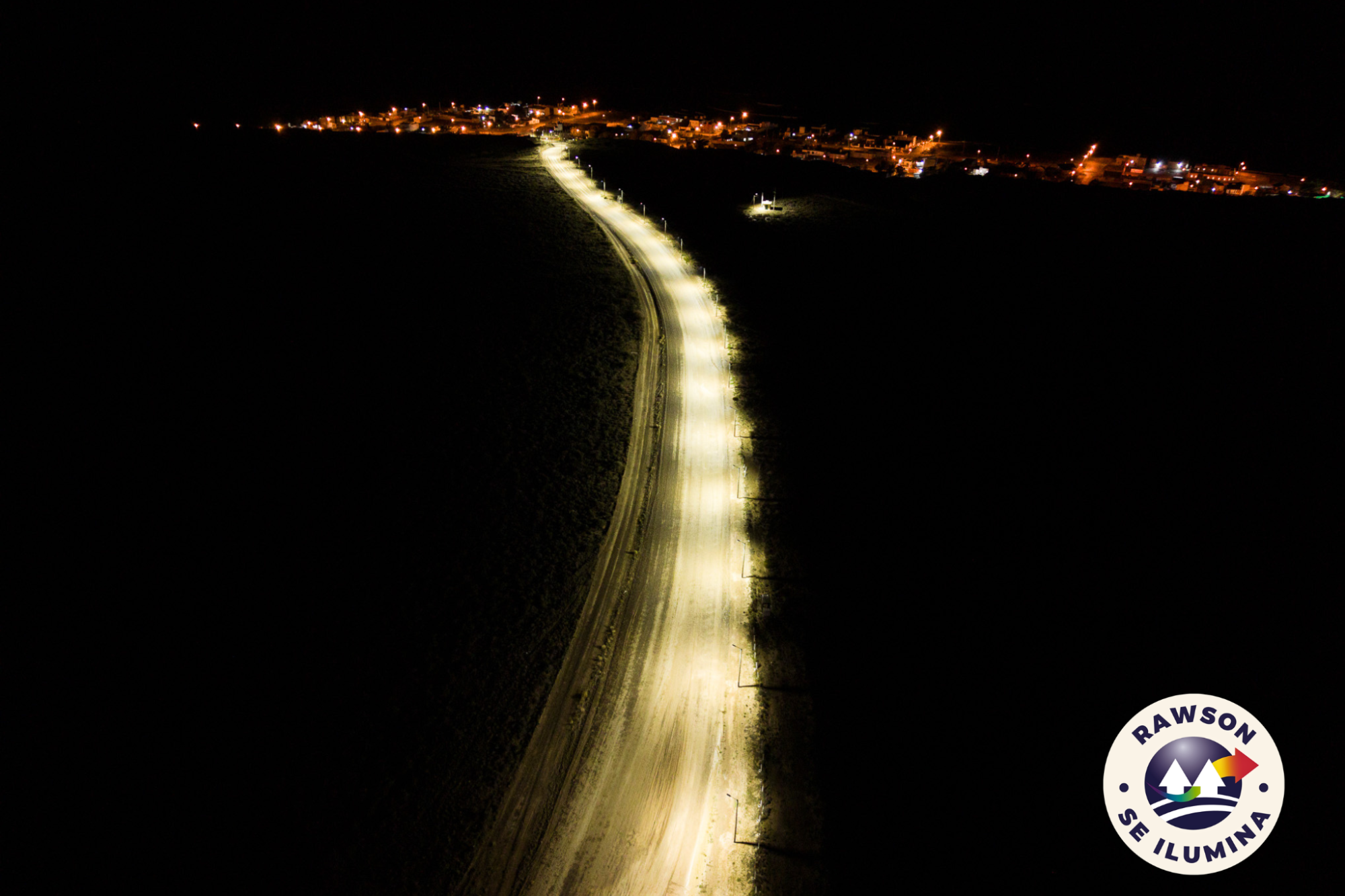 Rawson: Cangrejales I ya cuenta con nueva iluminación LED en su acceso