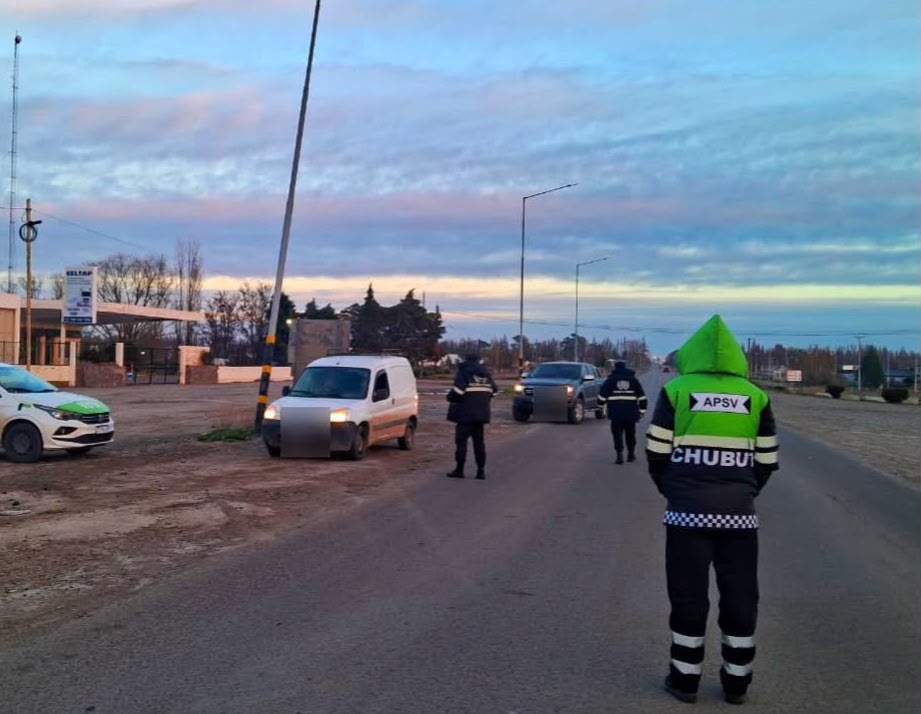 Chubut realizó más de 8 mil controles viales y detectó 32 conductores alcoholizados durante el fin de semana