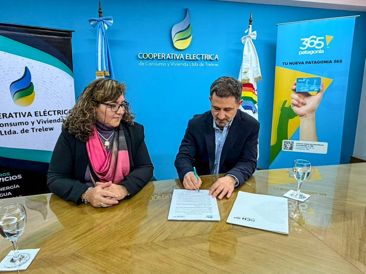 El Banco del Chubut y la Cooperativa Eléctrica de Trelew habilitan el pago en cuotas sin interés con Patagonia 365