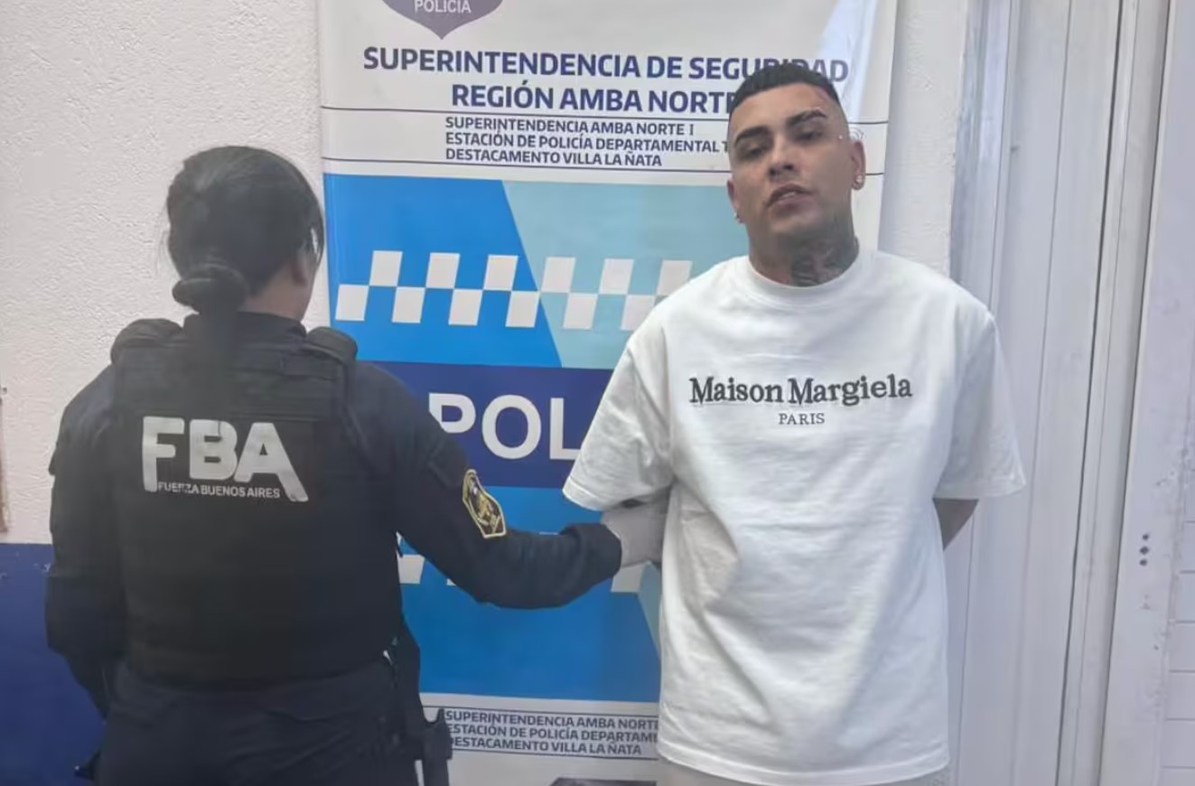 Callejero Fino fue detenido en Tigre tras circular en una camioneta sin patenta y una pistola