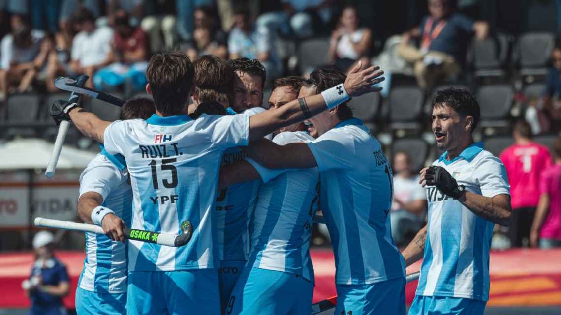 Los Leones vencieron a India y avanzaron a las semifinales del Mundial