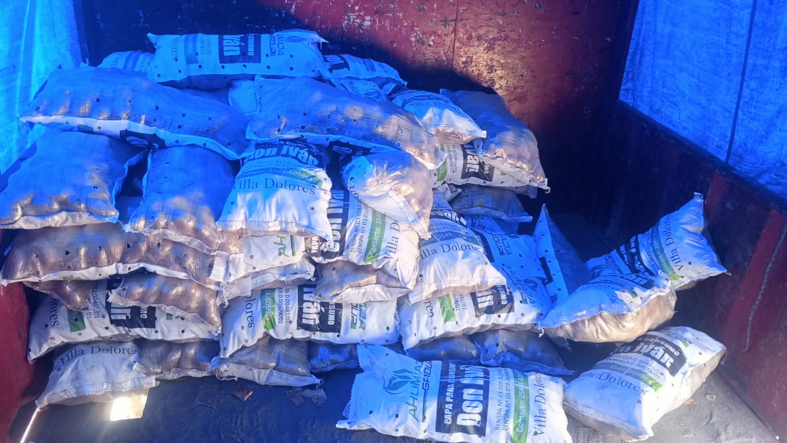 Trelew: retuvieron un camión que comercializaba papas sin habilitación