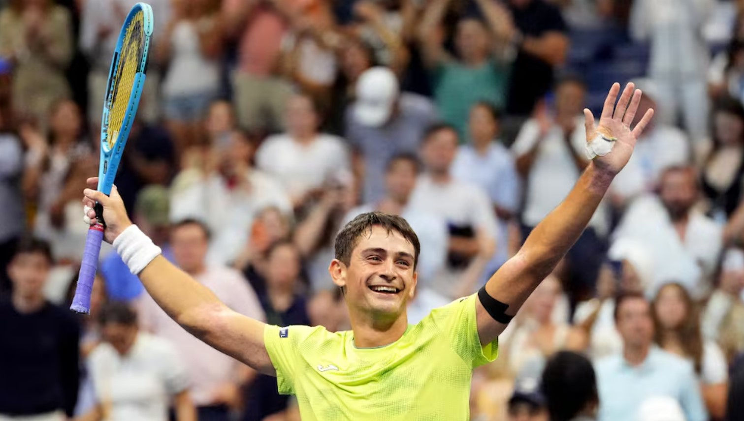 El argentino Mariano Navone dio el golpe de su vida: Venció a Djokovic en la primera ronda del US Open